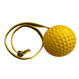 Pelota de goma, Ø 7cm, con cuerda de 50cm