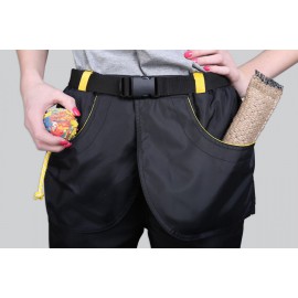 Falda KILT, negro/amarillo