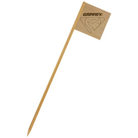 Banderín de madera